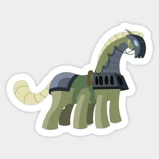 Armored Horse Sticker